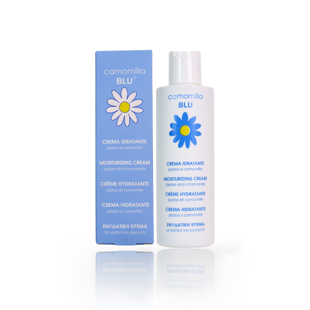 camomilla BLU CREMA IDRATANTE jojoba e camomilla 200ml - fronte