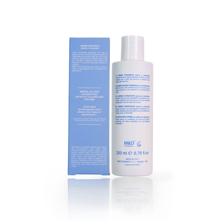 camomilla BLU CREMA IDRATANTE jojoba e camomilla 200ml - retro