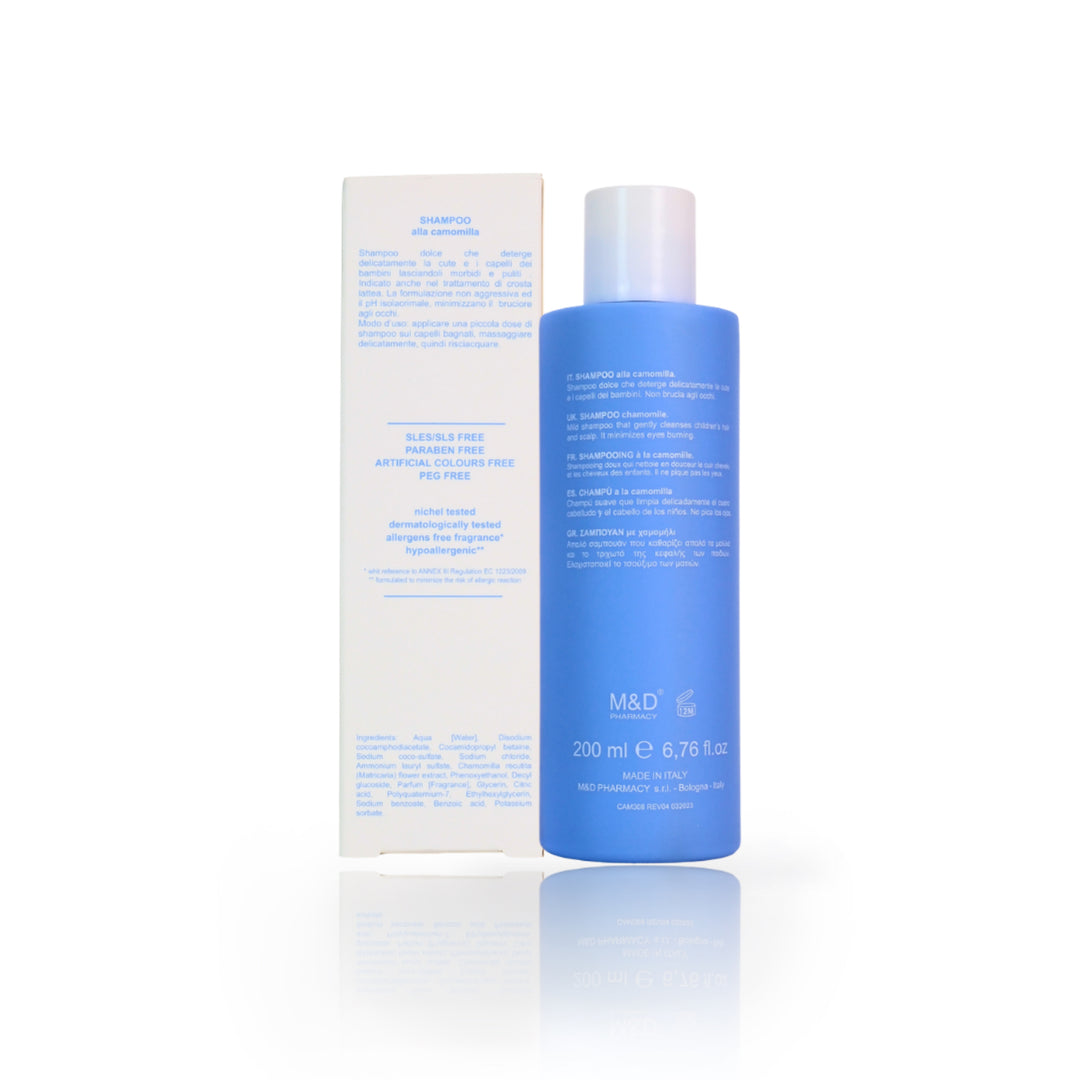 camomilla BLU SHAMPOO alla camomilla 200ml - retro