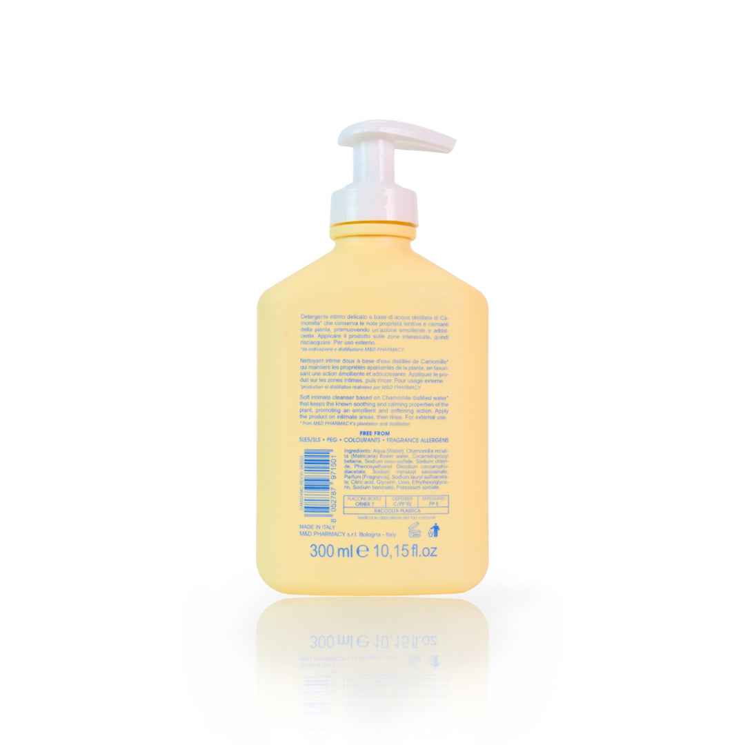camomilla BLU FIOR DI CAMOMILLA detergente intimo 300ml - retro