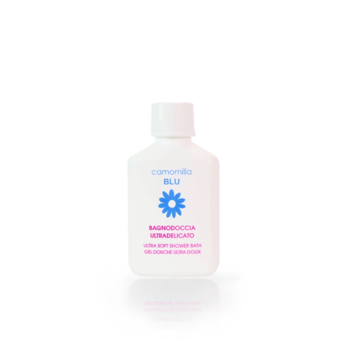 camomilla BLU BAGNODOCCIA ULTRADELICATO riso e camomilla 50ml - fronte