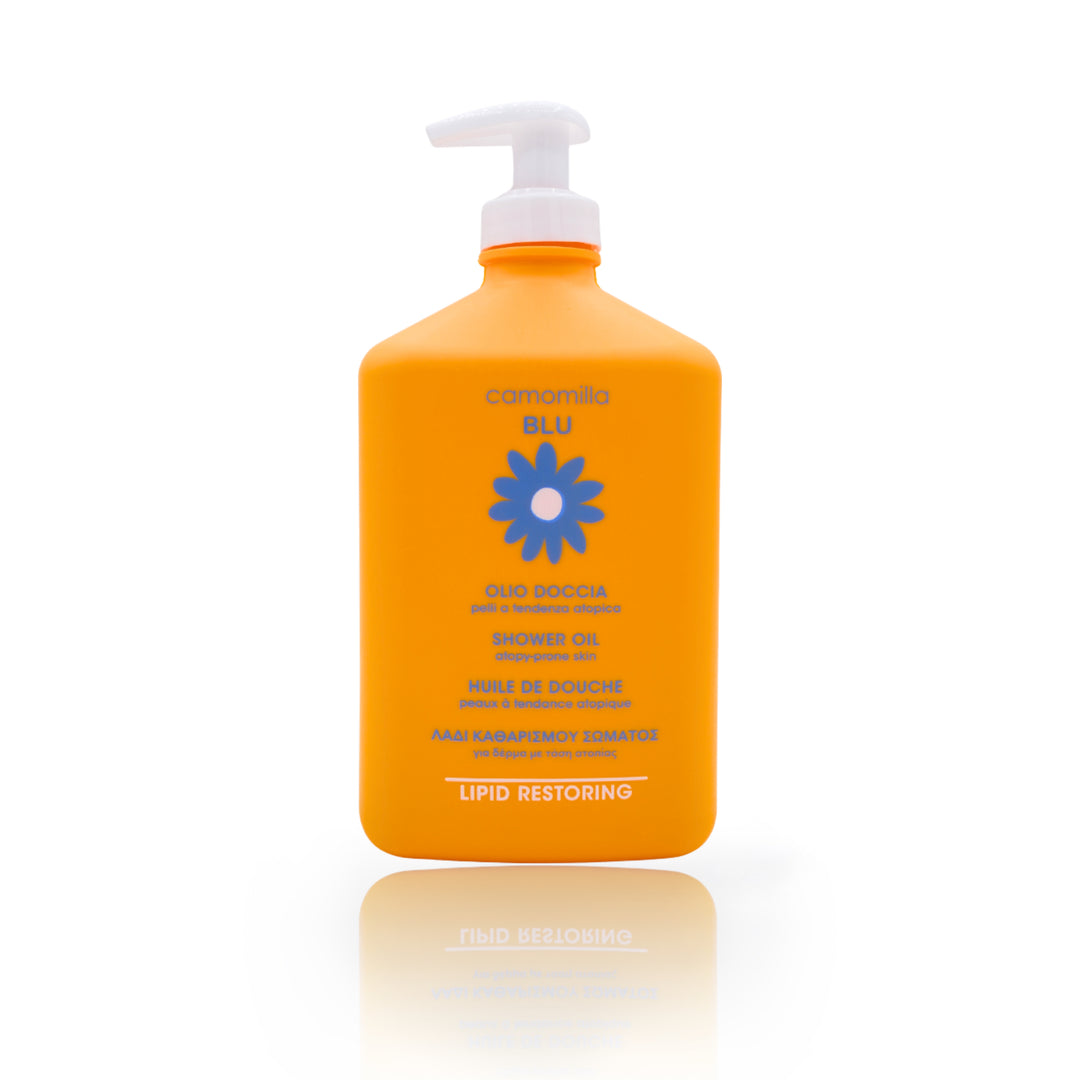camomilla BLU OLIO DOCCIA pelli a tendenza atopica 500ml - fronte