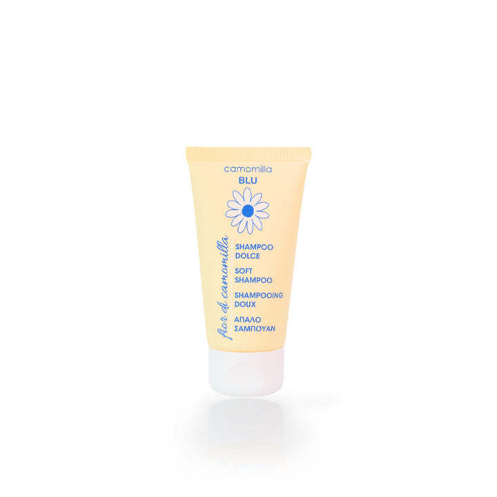 camomilla BLU FIOR DI CAMOMILLA shampoo dolce 50ml - fronte