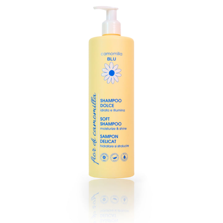 camomilla BLU FIOR DI CAMOMILLA shampoo dolce 500ml - fronte