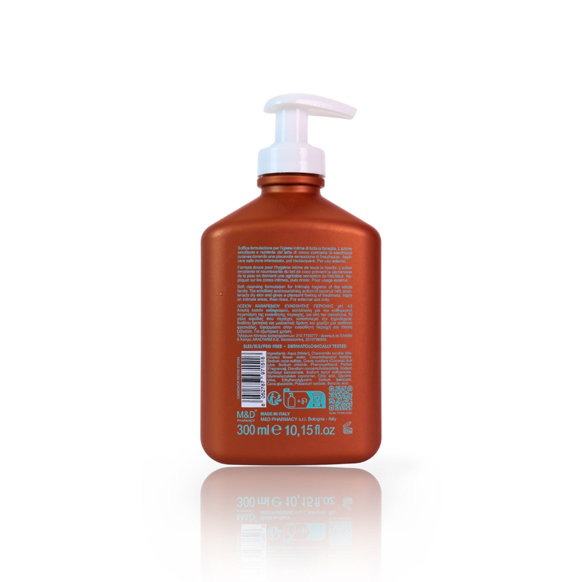 camomilla BLU NATURAL COCO detergente intimo 300ml - retro