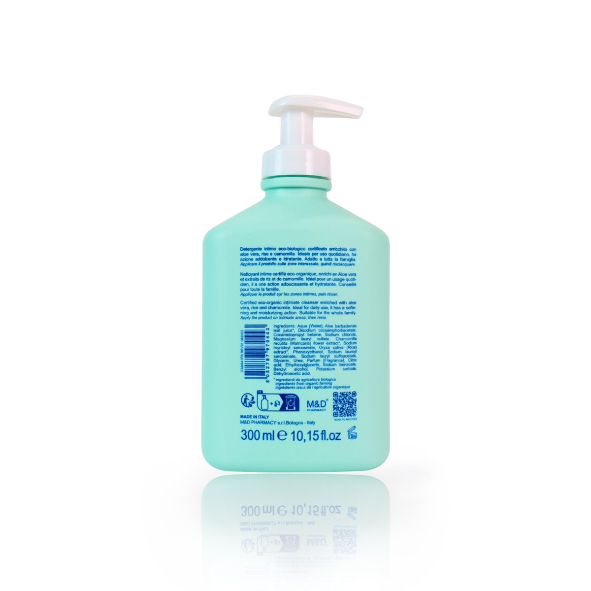 camomilla BLU ORGANIC ECO BIO detergente intimo 300ml - retro