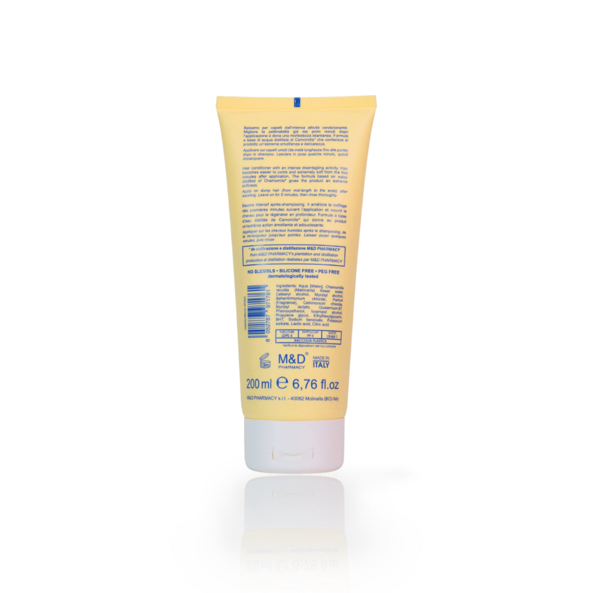 camomilla BLU BALSAMO CAPELLI FIOR DI CAMOMILLA 200ml - retro