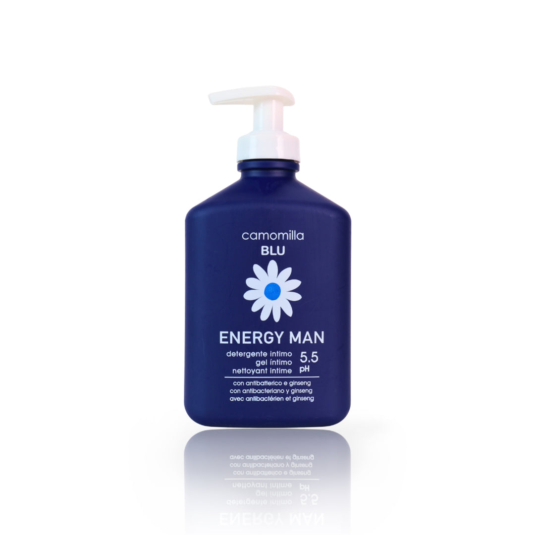 camomilla BLU ENERGY MAN detergente intimo 300ml - fronte