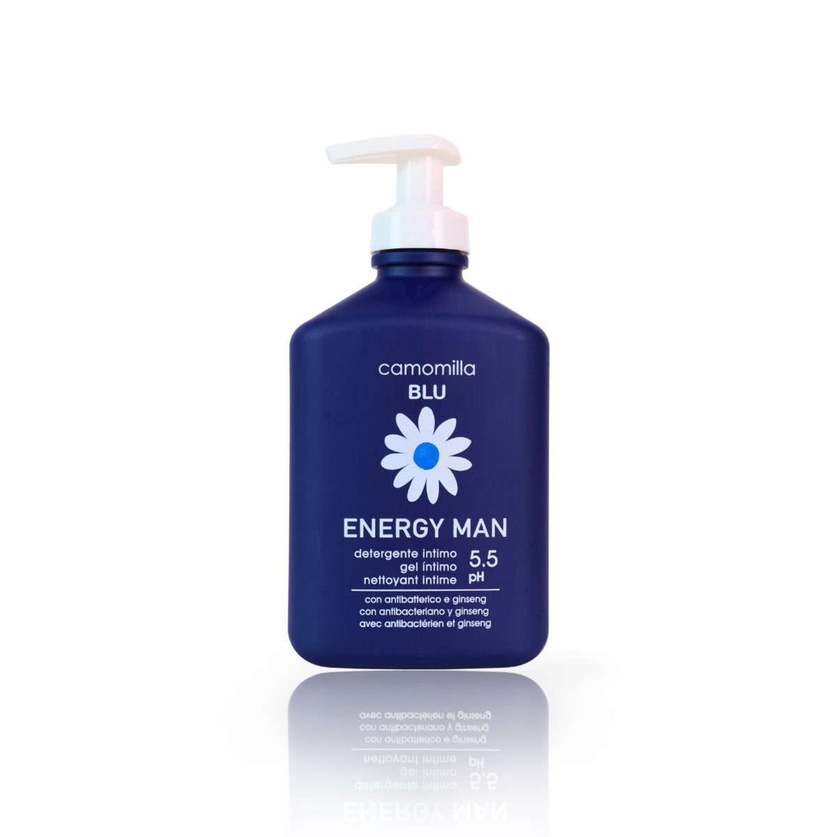 camomilla BLU ENERGY MAN detergente intimo 300ml - fronte