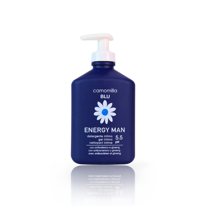 camomilla BLU ENERGY MAN detergente intimo 300ml - fronte