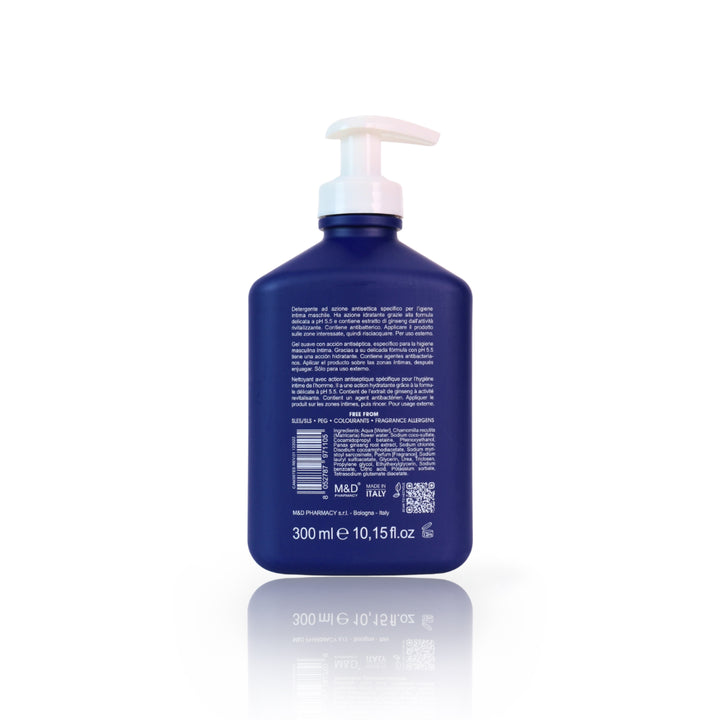 camomilla BLU ENERGY MAN detergente intimo 300ml - retro