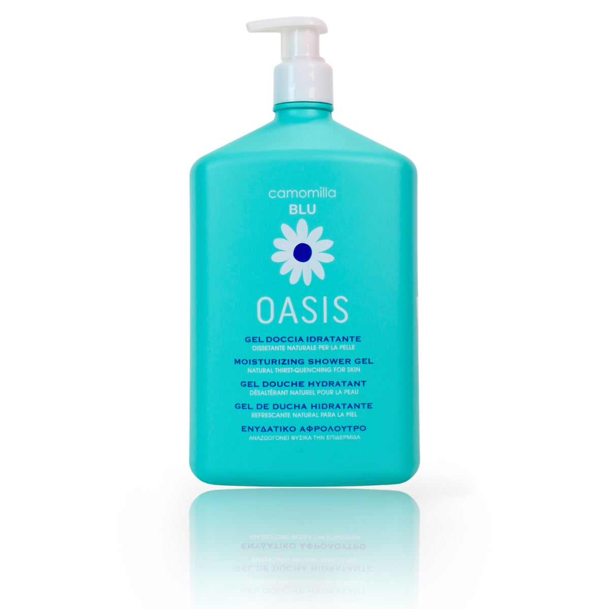camomilla BLU OASIS gel doccia idratante 1L - fronte