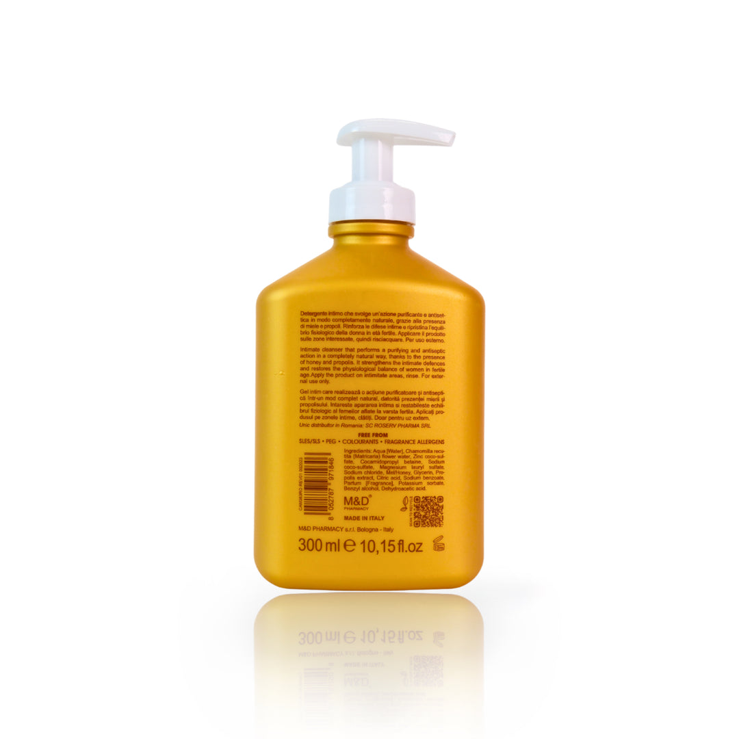 camomilla BLU HONEY PURE detergente intimo 300ml - retro