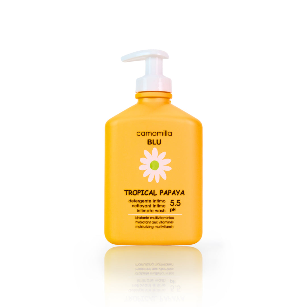 camomilla BLU TROPICAL PAPAYA detergente intimo - fronte