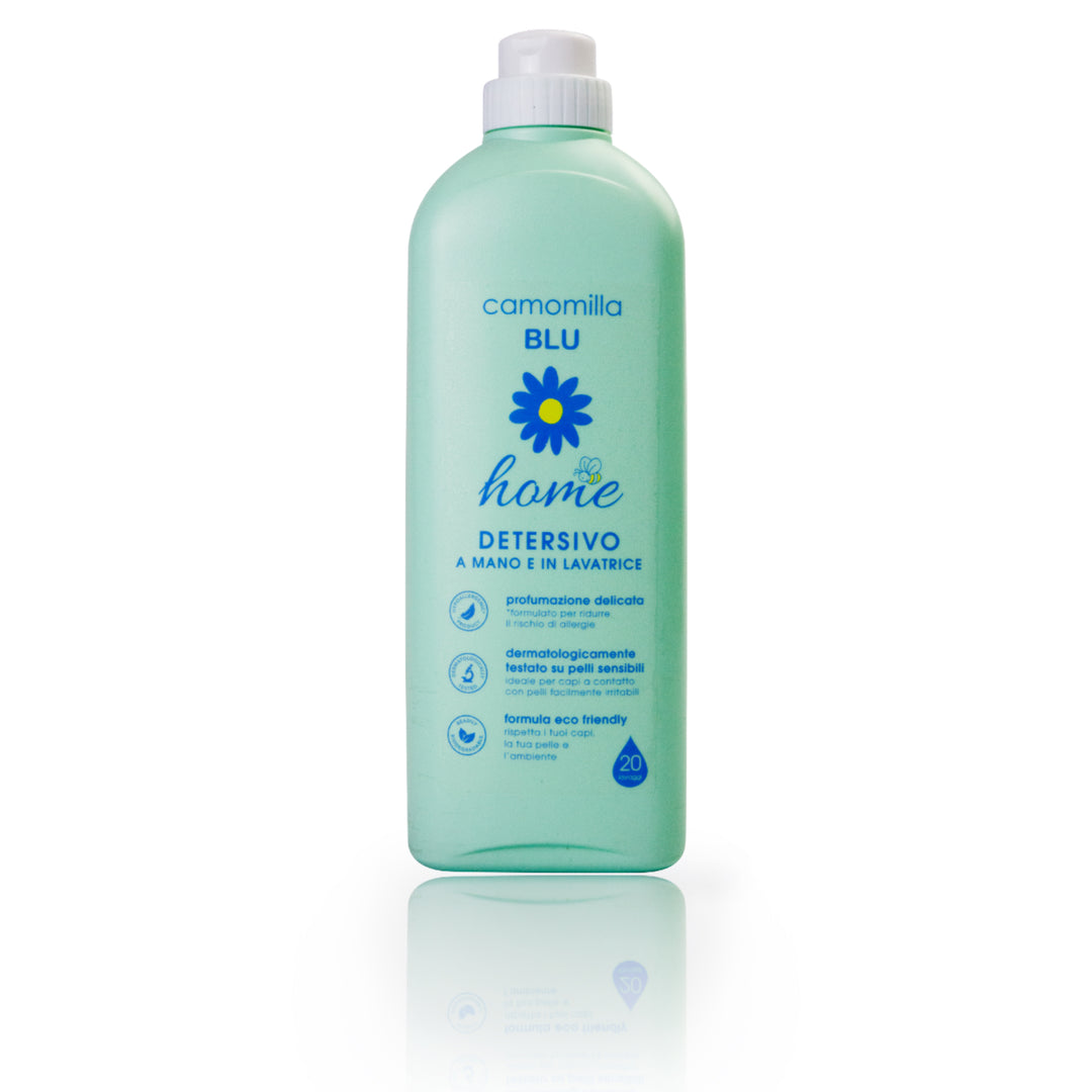 camomilla BLU HOME CARE detersivo a mano e in lavatrice 1L - fronte