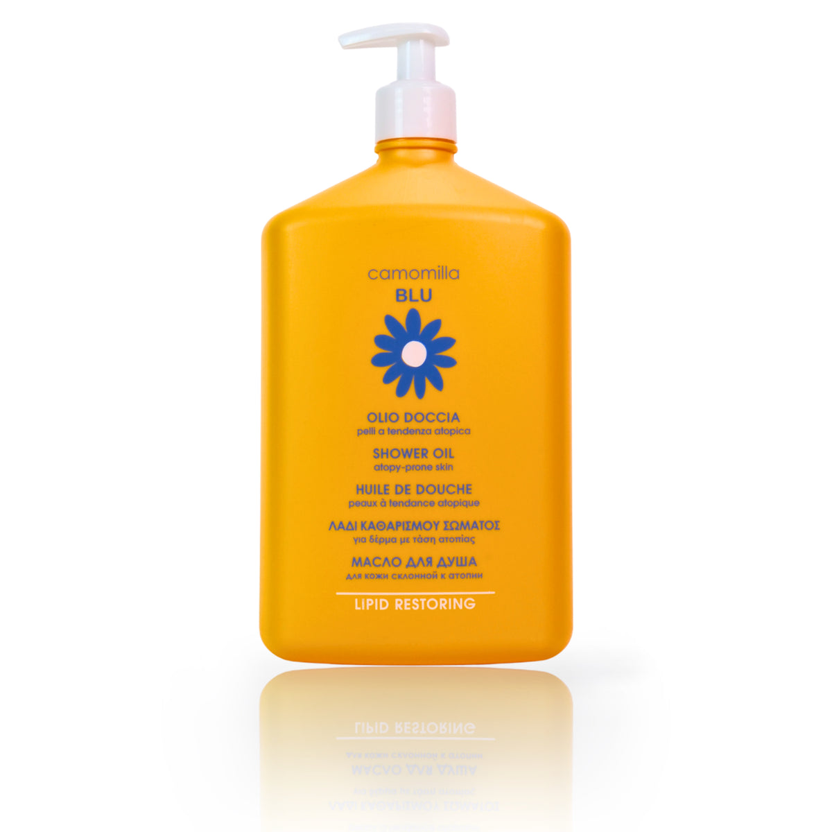 camomilla BLU OLIO DOCCIA pelli a tendenza atopica 1L - fronte
