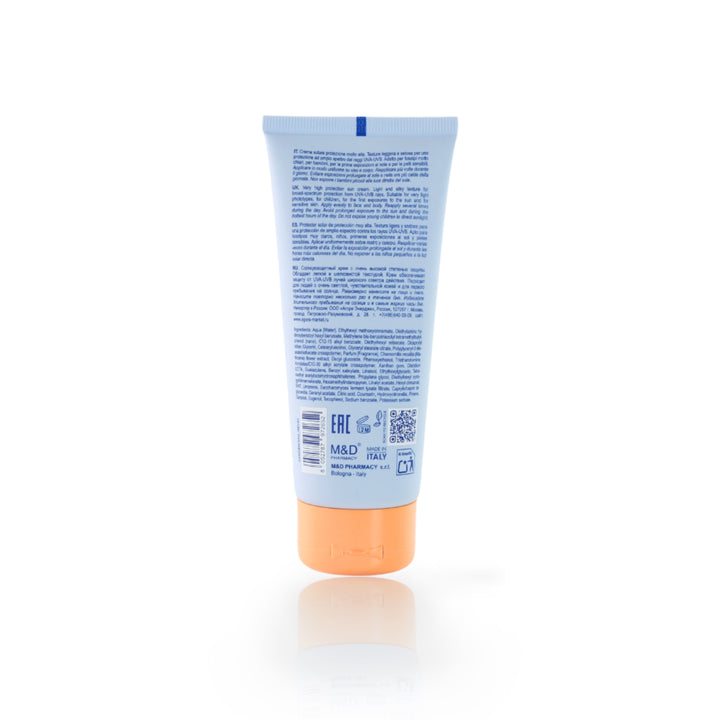 camomilla BLU BLU SUN Protezione Solare SPF50+ 100ml - retro