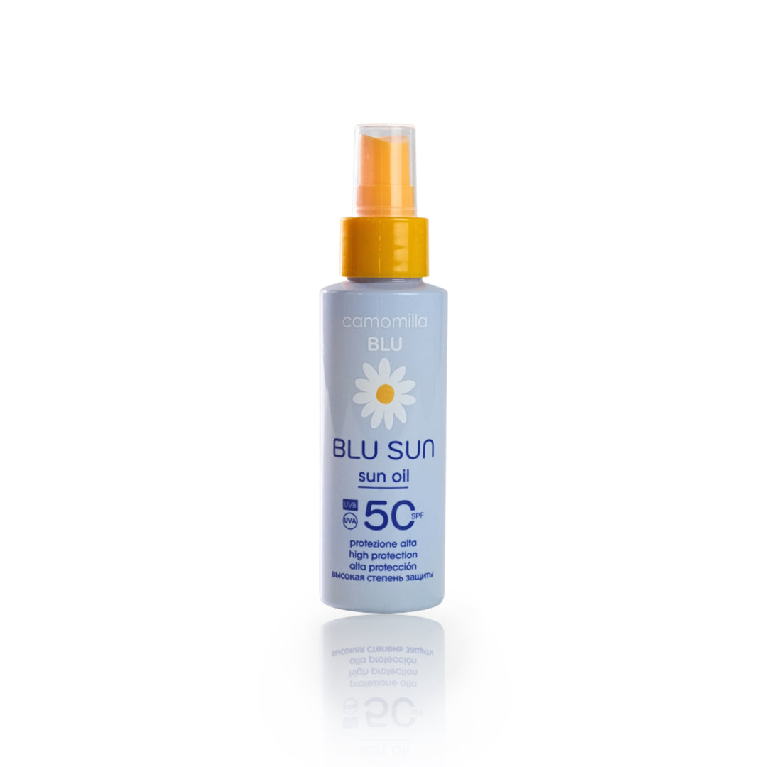 camomilla BLU BLU SUN Olio Solare SPF50 100ml - fronte