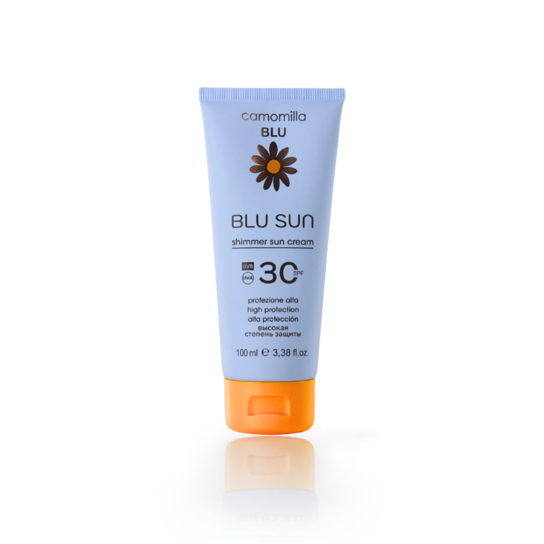 camomilla BLU BLU SUN Crema Solare Shimmer SPF30 100ml - fronte