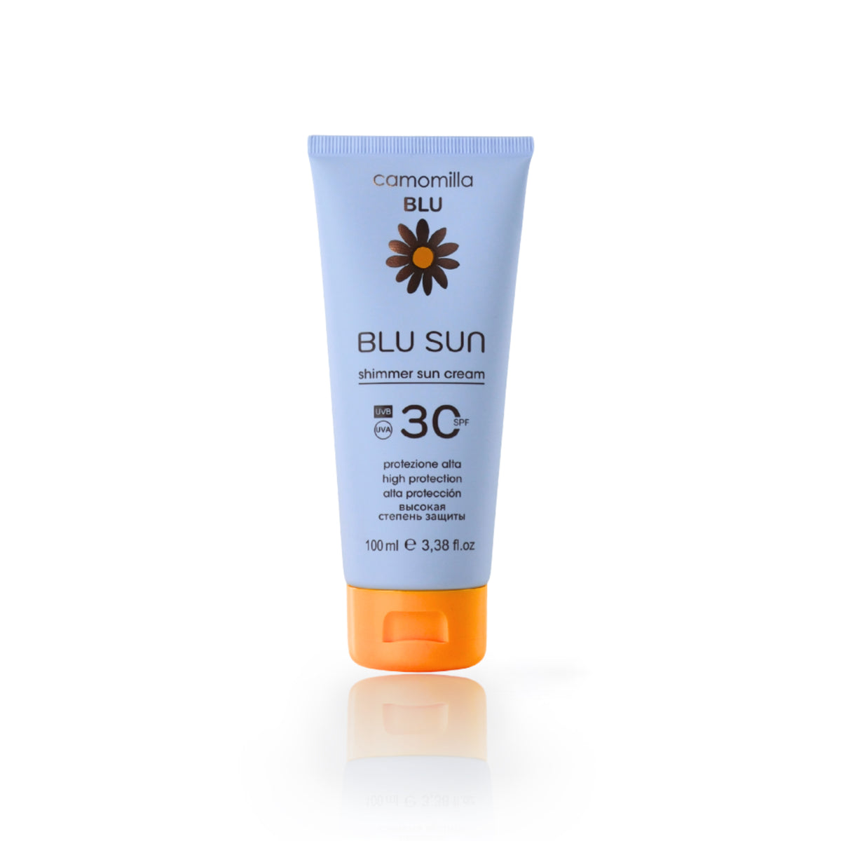 camomilla BLU BLU SUN Crema Solare Shimmer SPF30 100ml - fronte