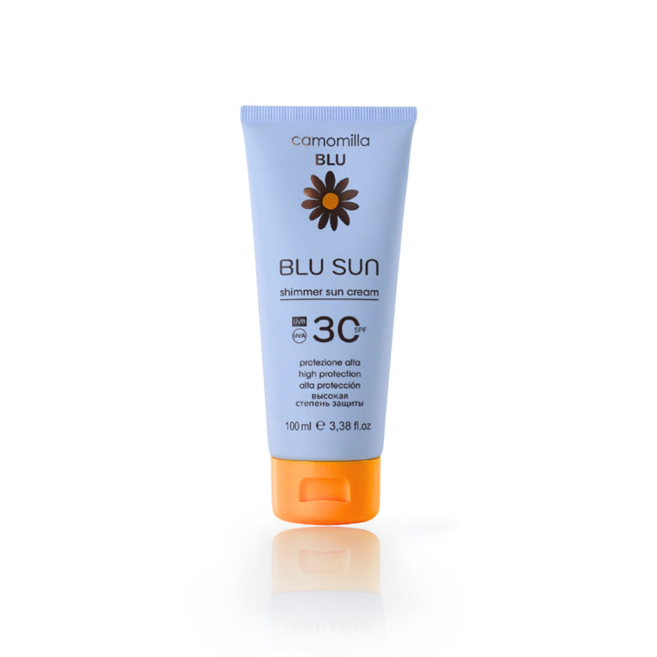 camomilla BLU BLU SUN Crema Solare Shimmer SPF30 100ml - fronte