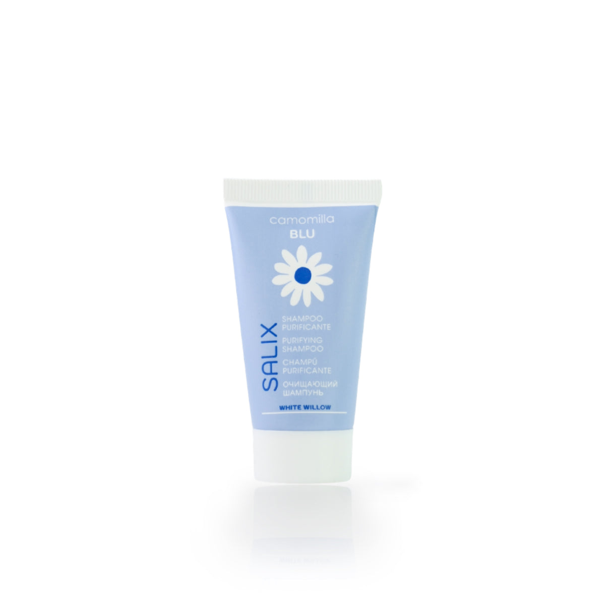 camomilla BLU SALIX Shampoo purificante 25ml - fronte