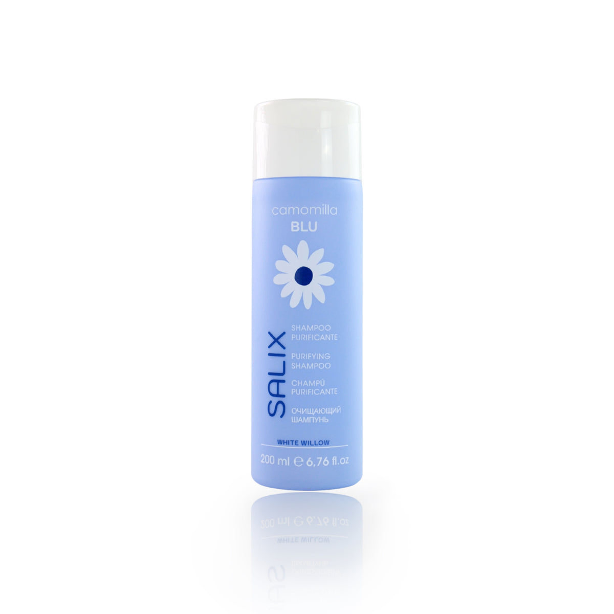 camomilla BLU SALIX Shampoo purificante 200ml - fronte