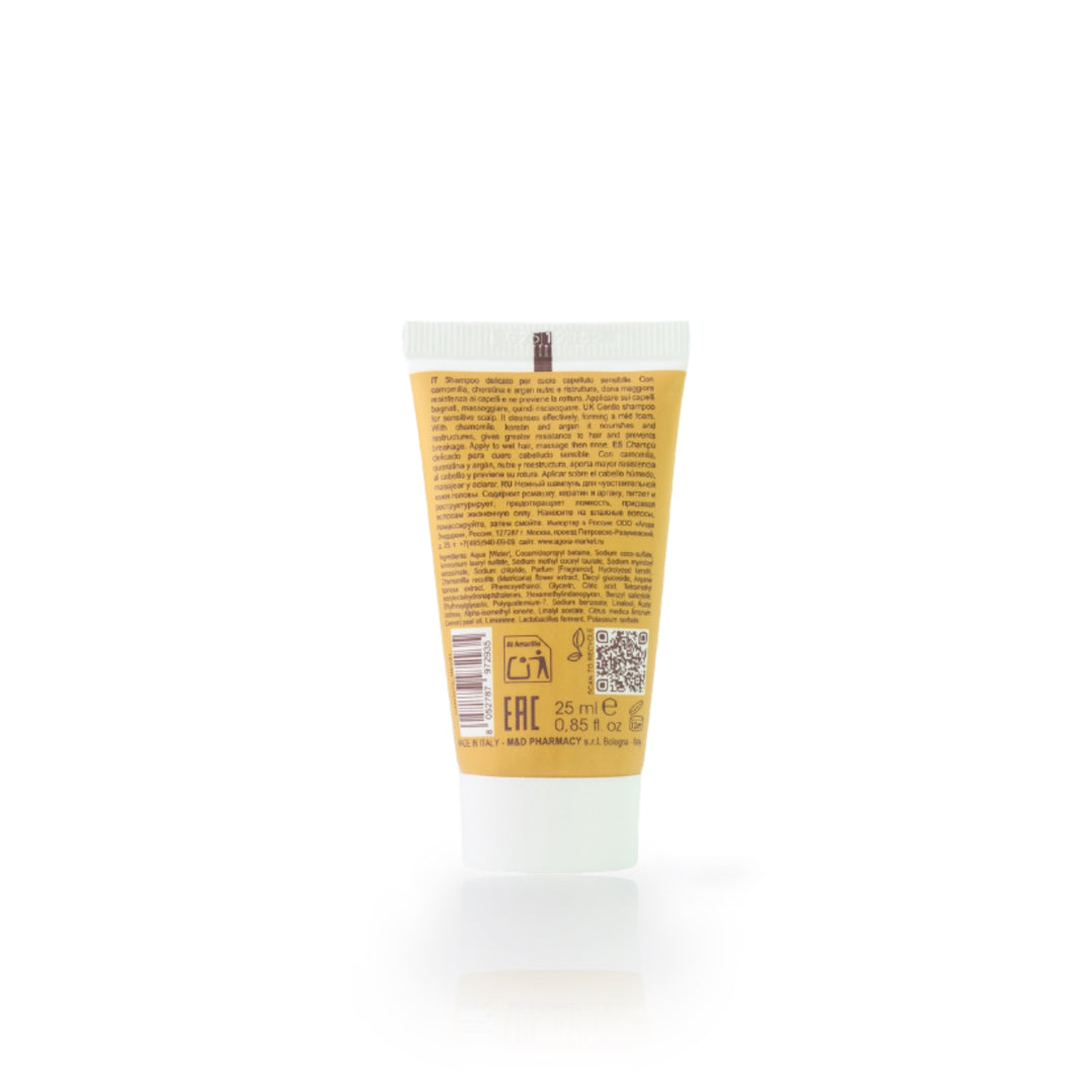 camomilla BLU GOLDEN Shampoo riparatore 25ml - retro