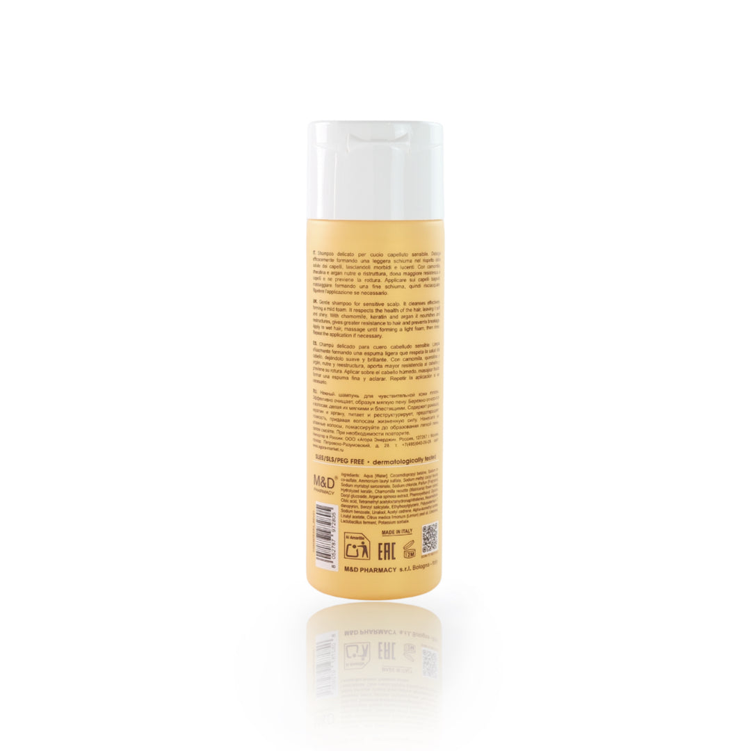 camomilla BLU GOLDEN Shampoo riparatore 200ml - retro