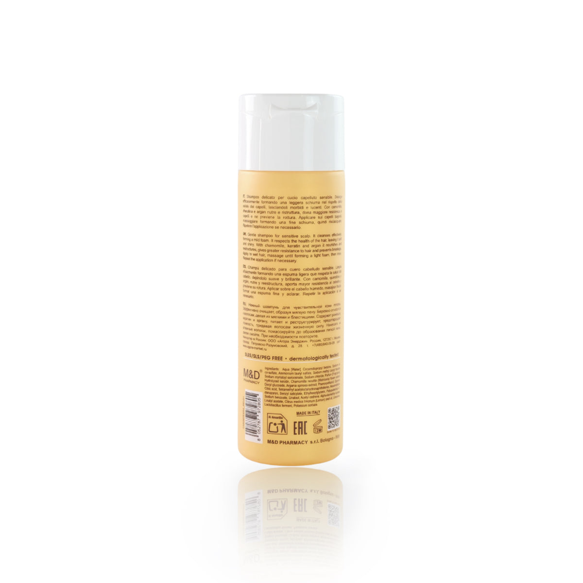 camomilla BLU GOLDEN Shampoo riparatore 200ml - retro