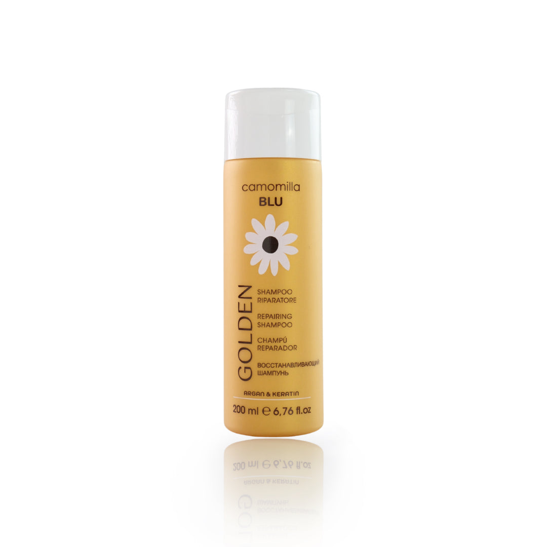 camomilla BLU GOLDEN Shampoo riparatore 200ml - fronte
