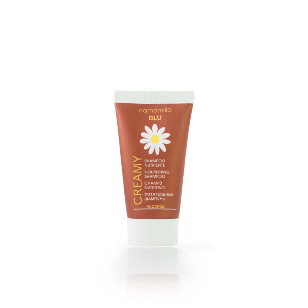 camomilla BLU CREAMY Shampoo nutriente 25ml - fronte