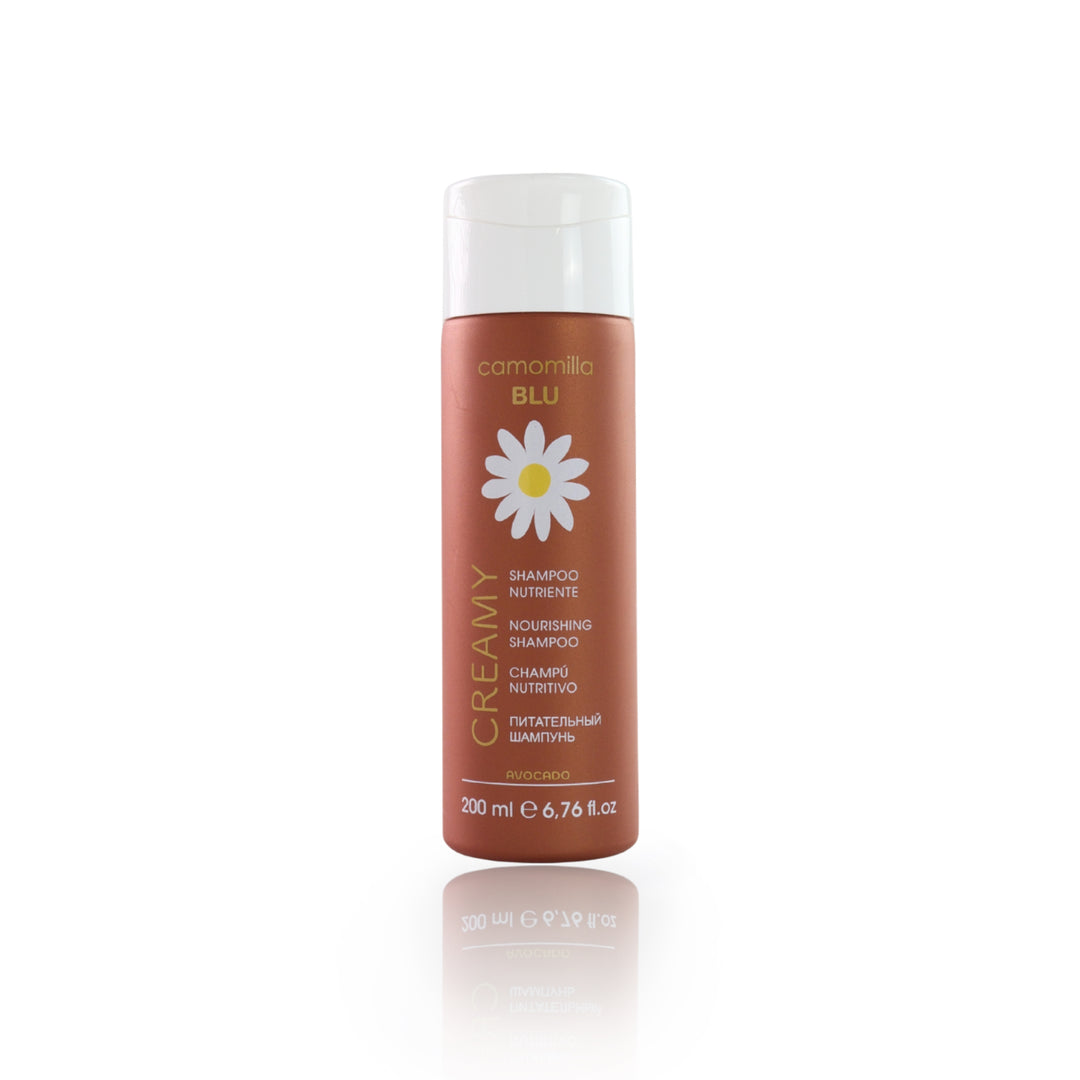 camomilla BLU CREAMY Shampoo nutriente 200ml - fronte