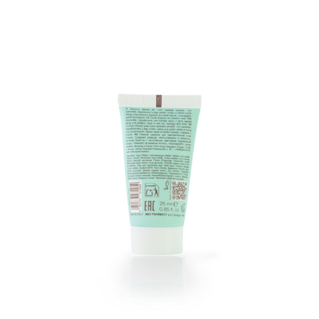 camomilla BLU MARISAL Shampoo remineralizzante 25ml - retro