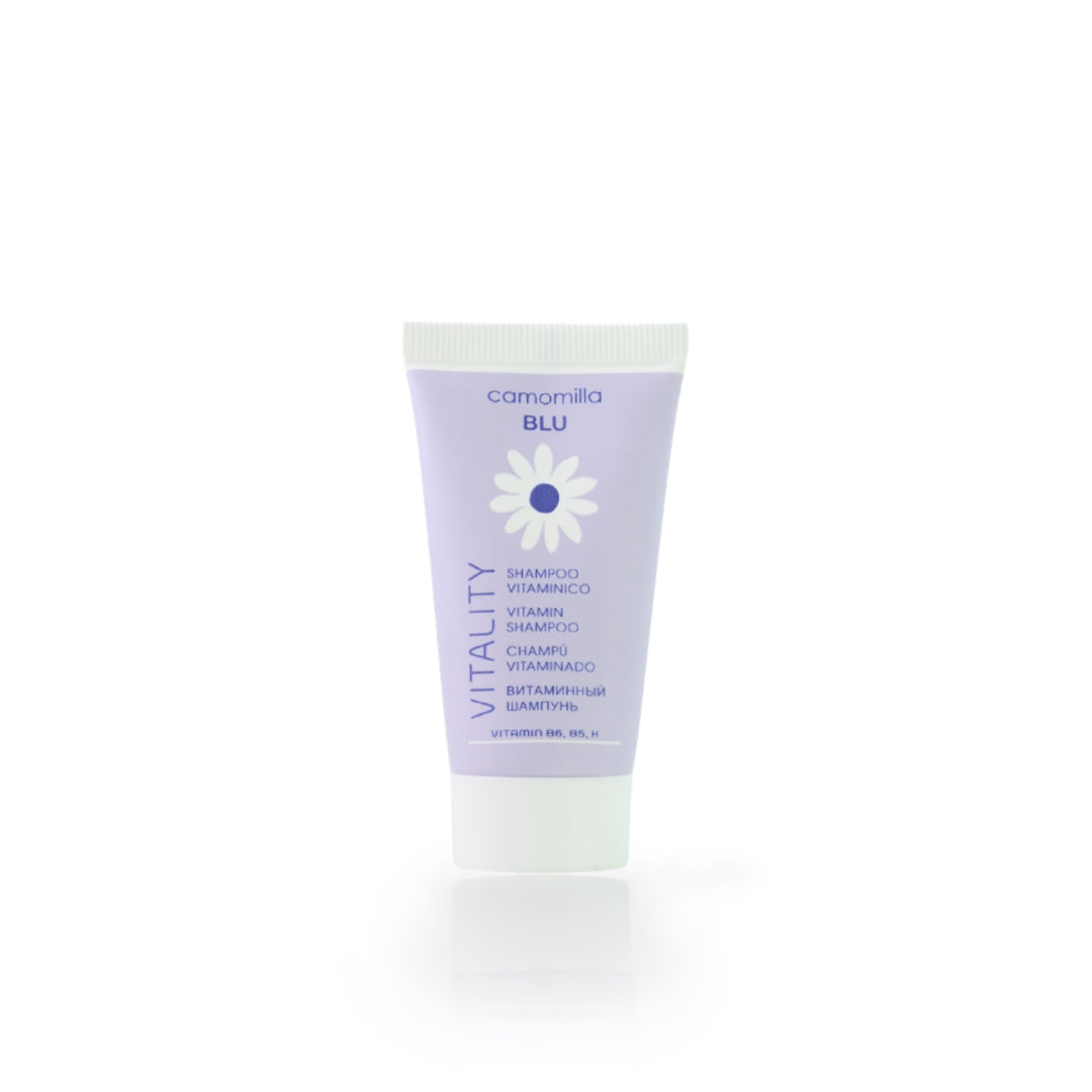 camomilla BLU VITALITY Shampoo vitaminico 25ml - fronte