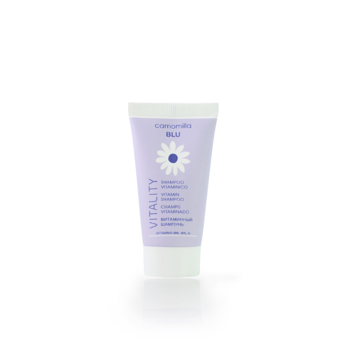 camomilla BLU VITALITY Shampoo vitaminico 25ml - fronte