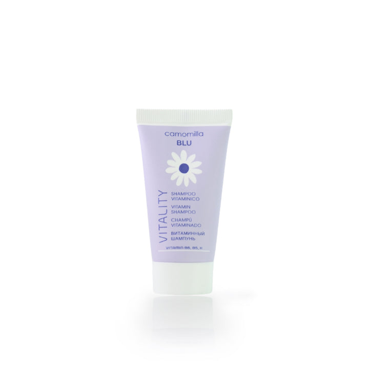 camomilla BLU VITALITY Shampoo vitaminico 25ml - fronte