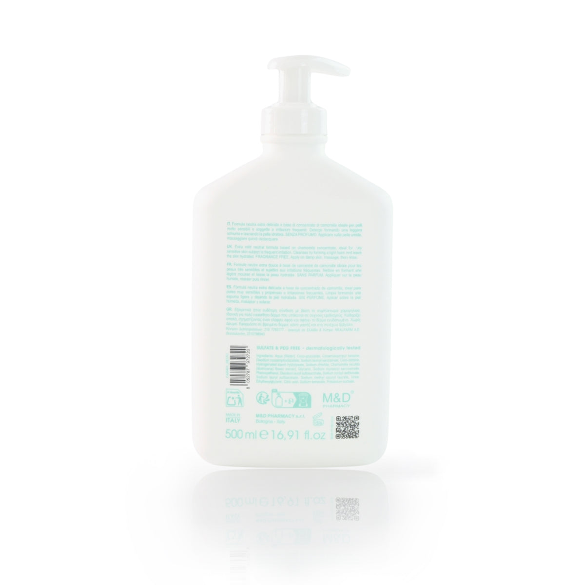 camomilla BLU NEUTRA Bagnodoccia Neutro 500ml - retro