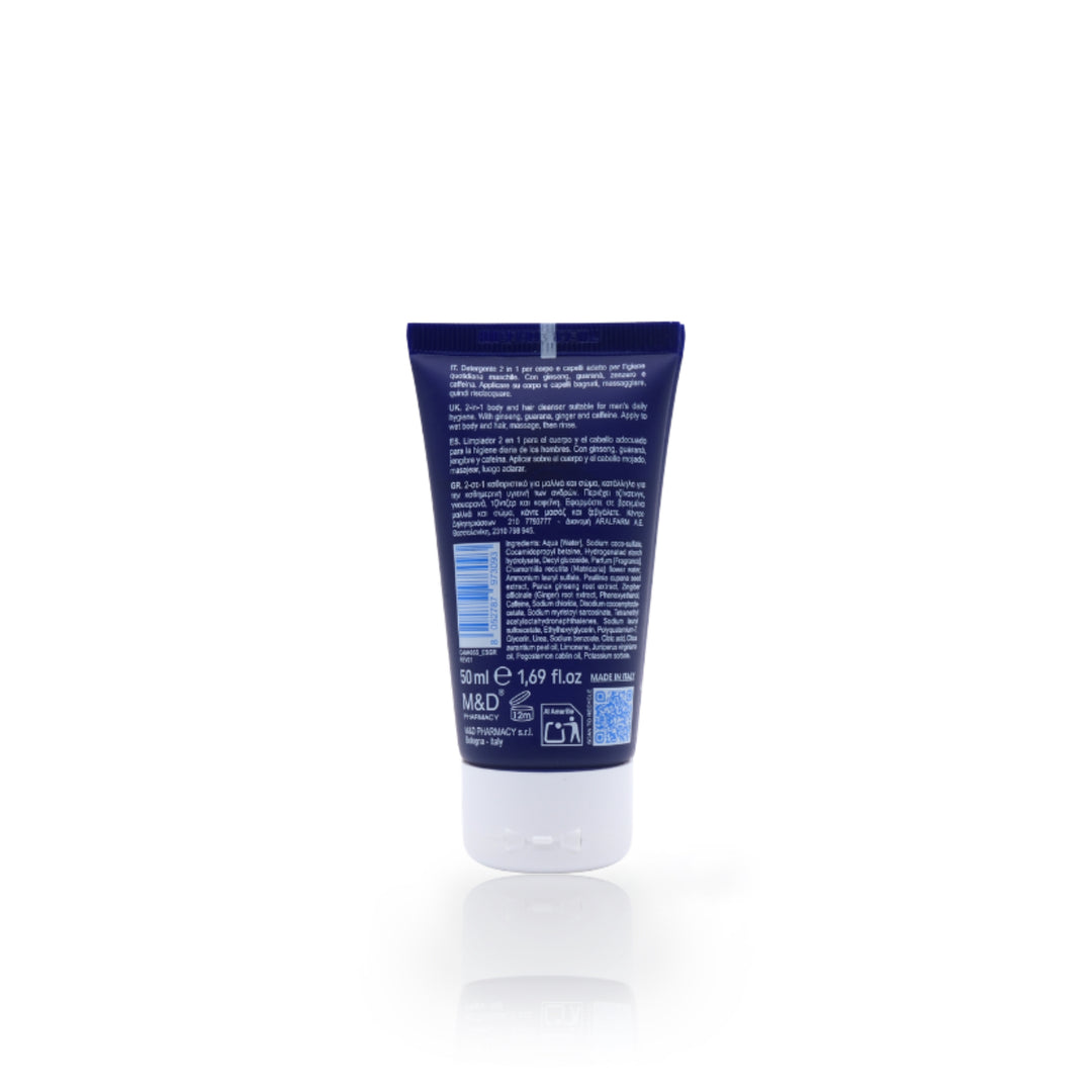 camomilla BLU ENERGY MAN Doccia Shampoo 50ml - retro