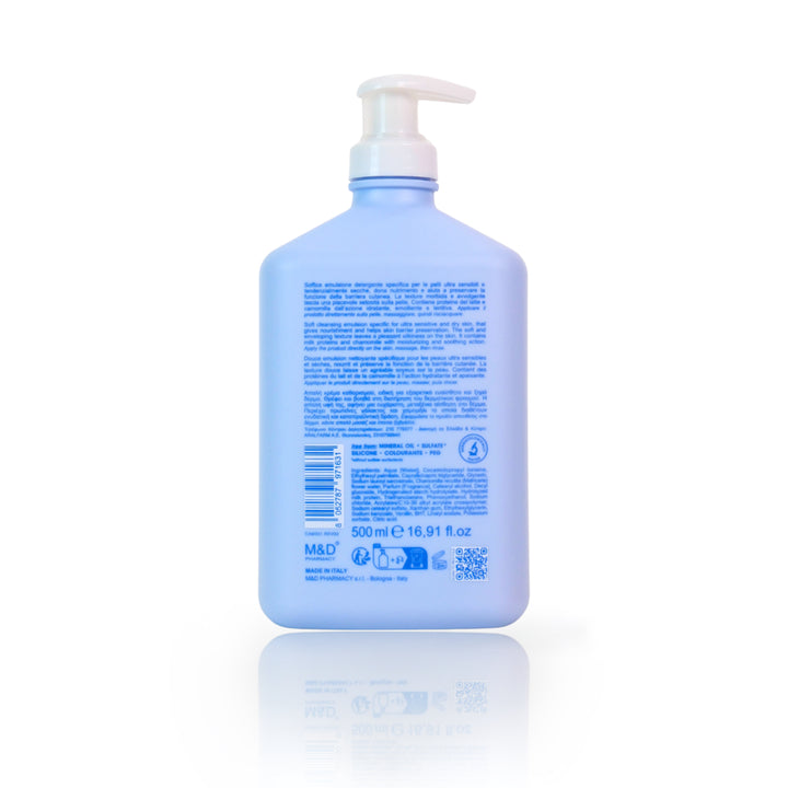 camomilla BLU BAGNOCREMA DETERGENTE nutriente antiprurito 500ml - retro