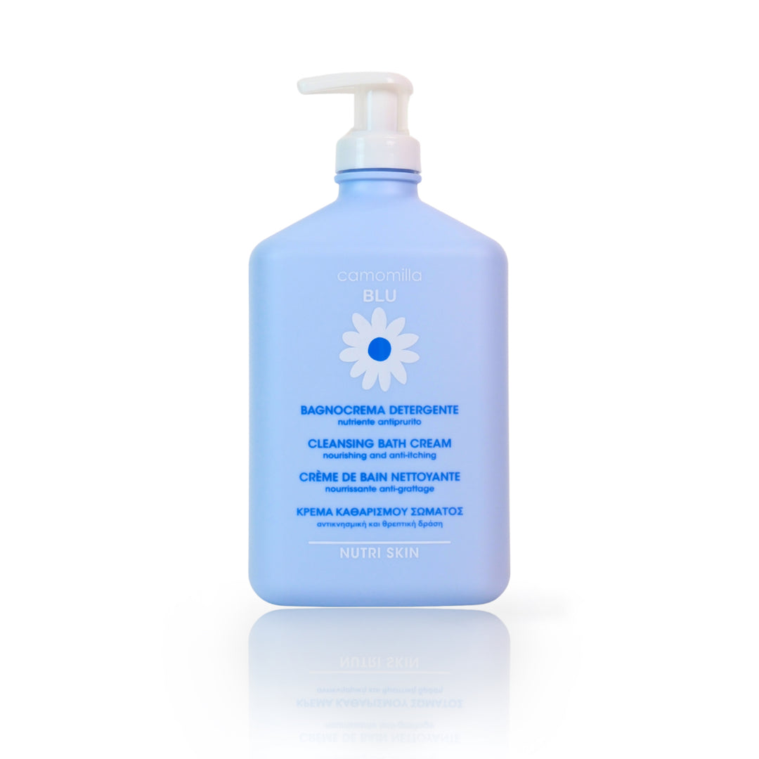 camomilla BLU BAGNOCREMA DETERGENTE nutriente antiprurito 500ml - fronte
