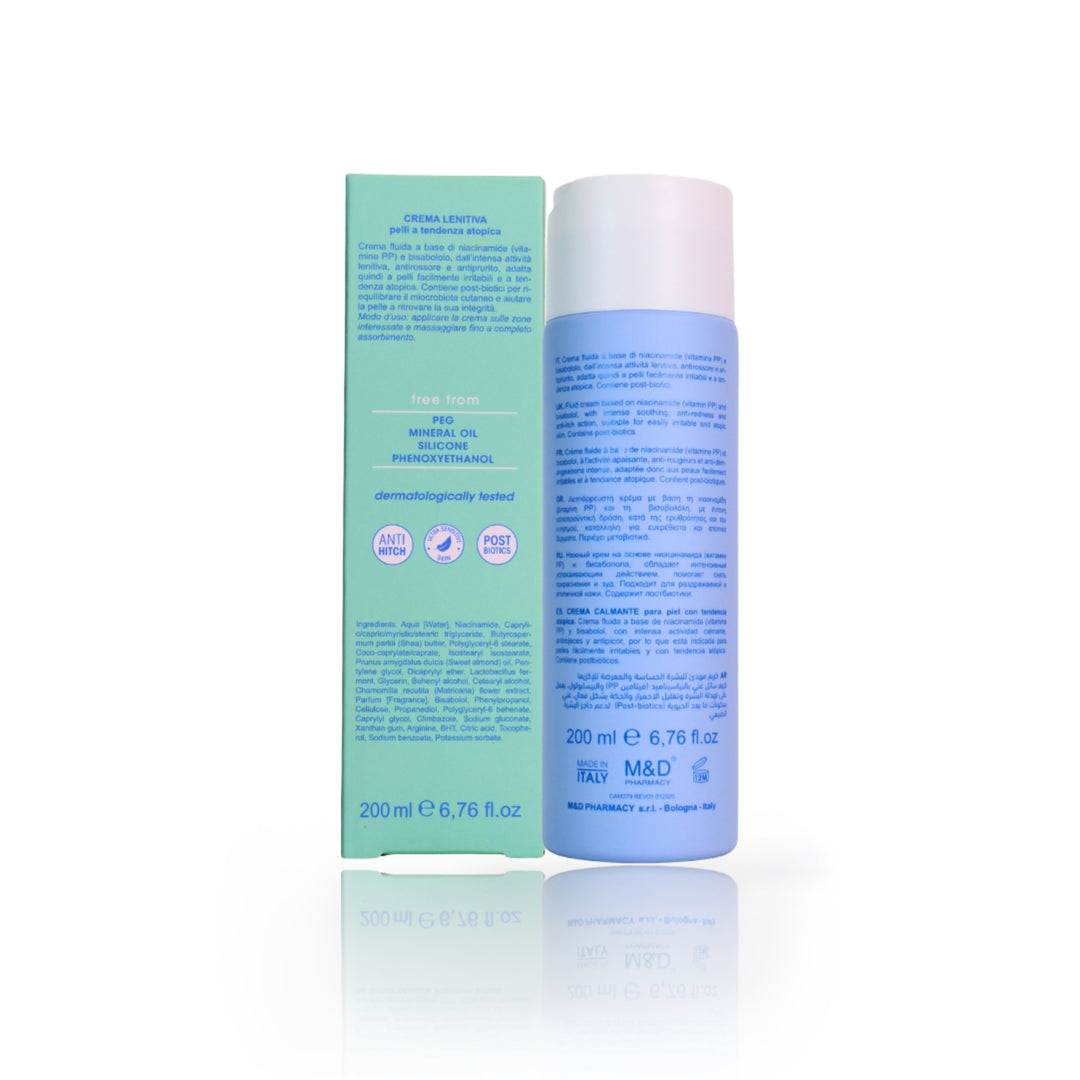 camomilla BLU CREMA LENITIVA pelli a tendenza atopica 200ml - retro
